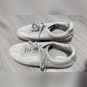 PUMA Grey/Silver Men's Tennis Shoes SIZE 10.5